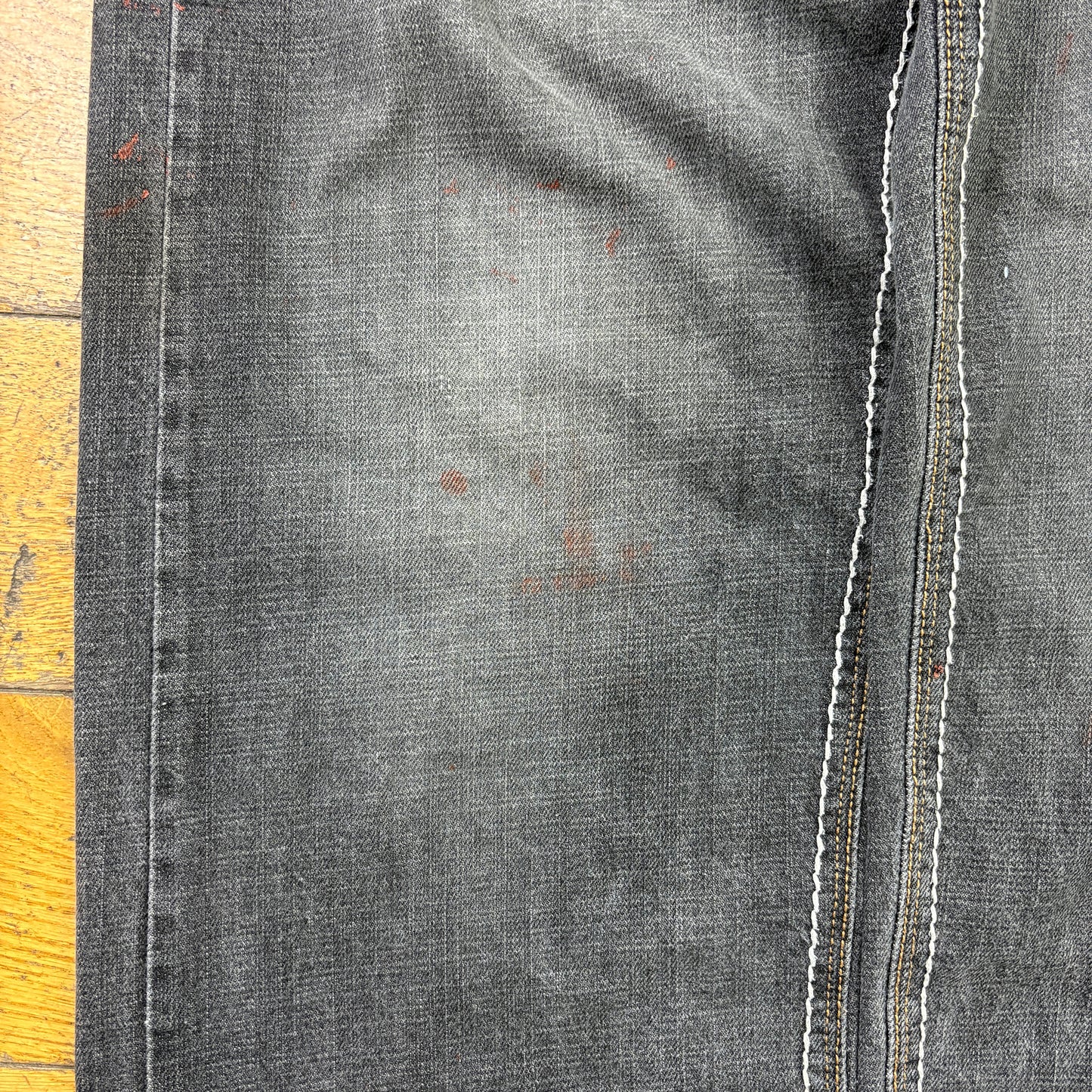 Vintage Avirex Black Embroidered Y2K Hip Hop Baggy Jeans - 32