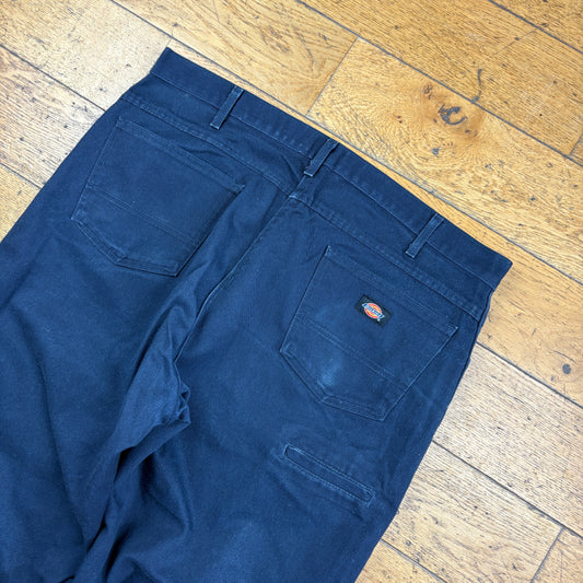 Vintage Dickies 874 Skate Navy Baggy Trousers - 40