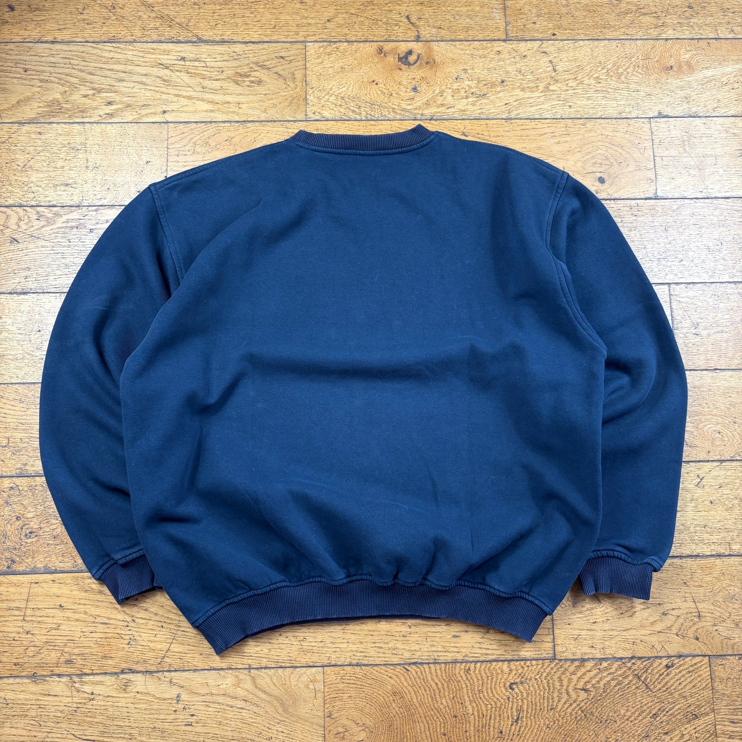Vintage Fila Navy Embroidered Sweatshirt - XL