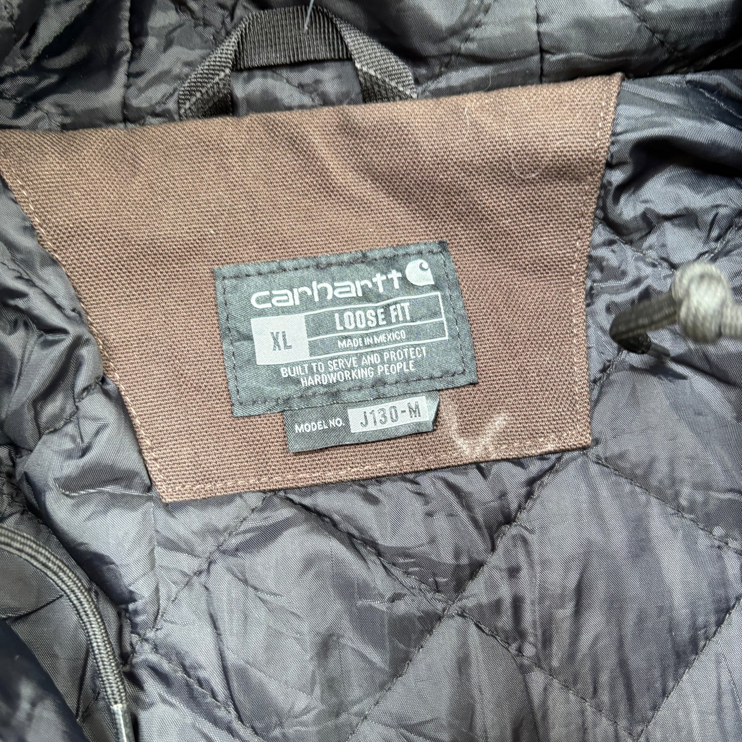 Vintage Carhartt Brown Active Workwear Jacket - XL