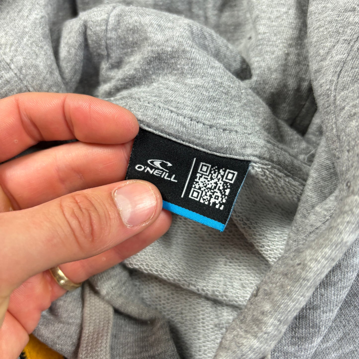 Vintage Oneill Grey Surfwear Hoodie Sweatshirt - XL
