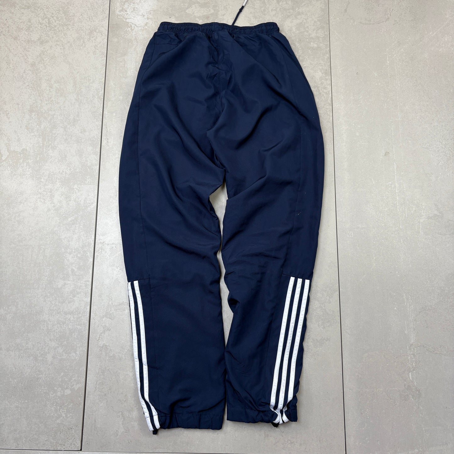 Vintage Adidas Navy Baggy Tracksuit Sweatpants Track Pants Bottoms - S