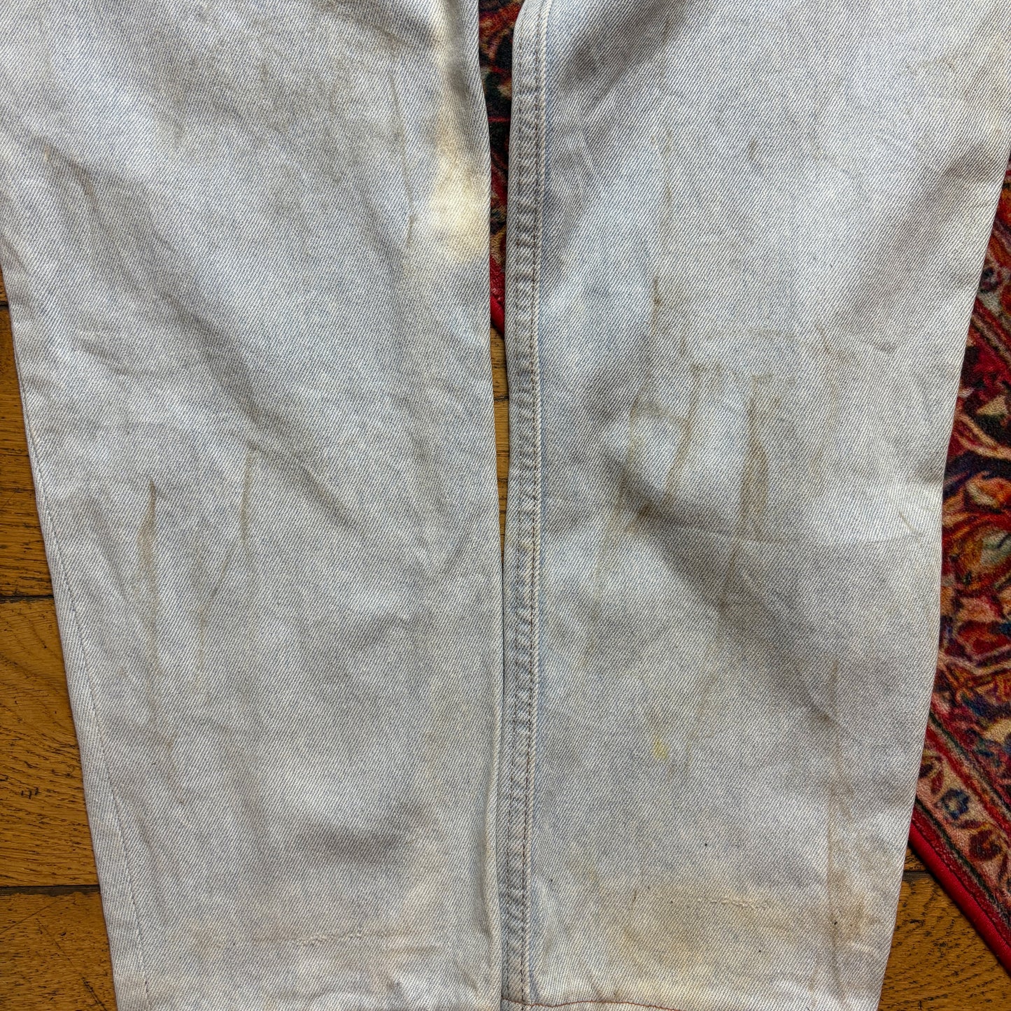 Vintage Levis 501 Straight Blue Denim Jeans - 34S