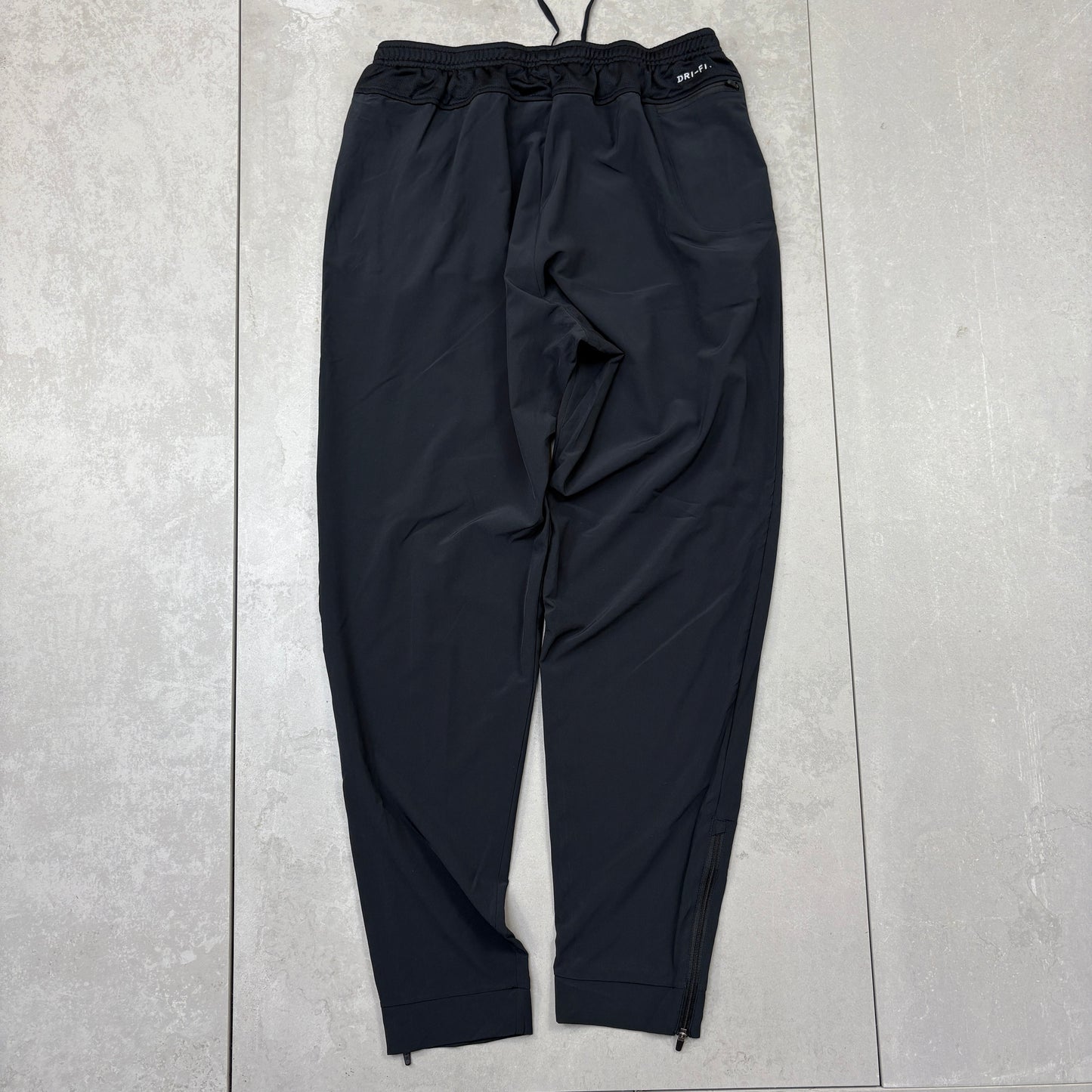 Vintage Nike Black Tracksuit Sweatpants Track Pants Bottoms - L
