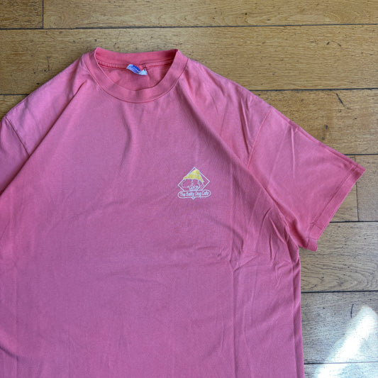 Vintage 1989 Salty Dog Cafe Pink Single Stitch Graphic T-Shirt - L