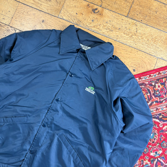 Vintage Navy Nylon Coach Harrington Jacket - L