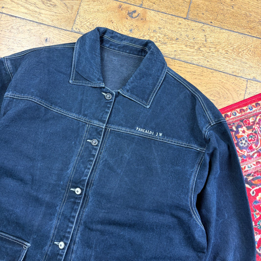 Vintage Navy Heavyweight Denim Jacket - XL