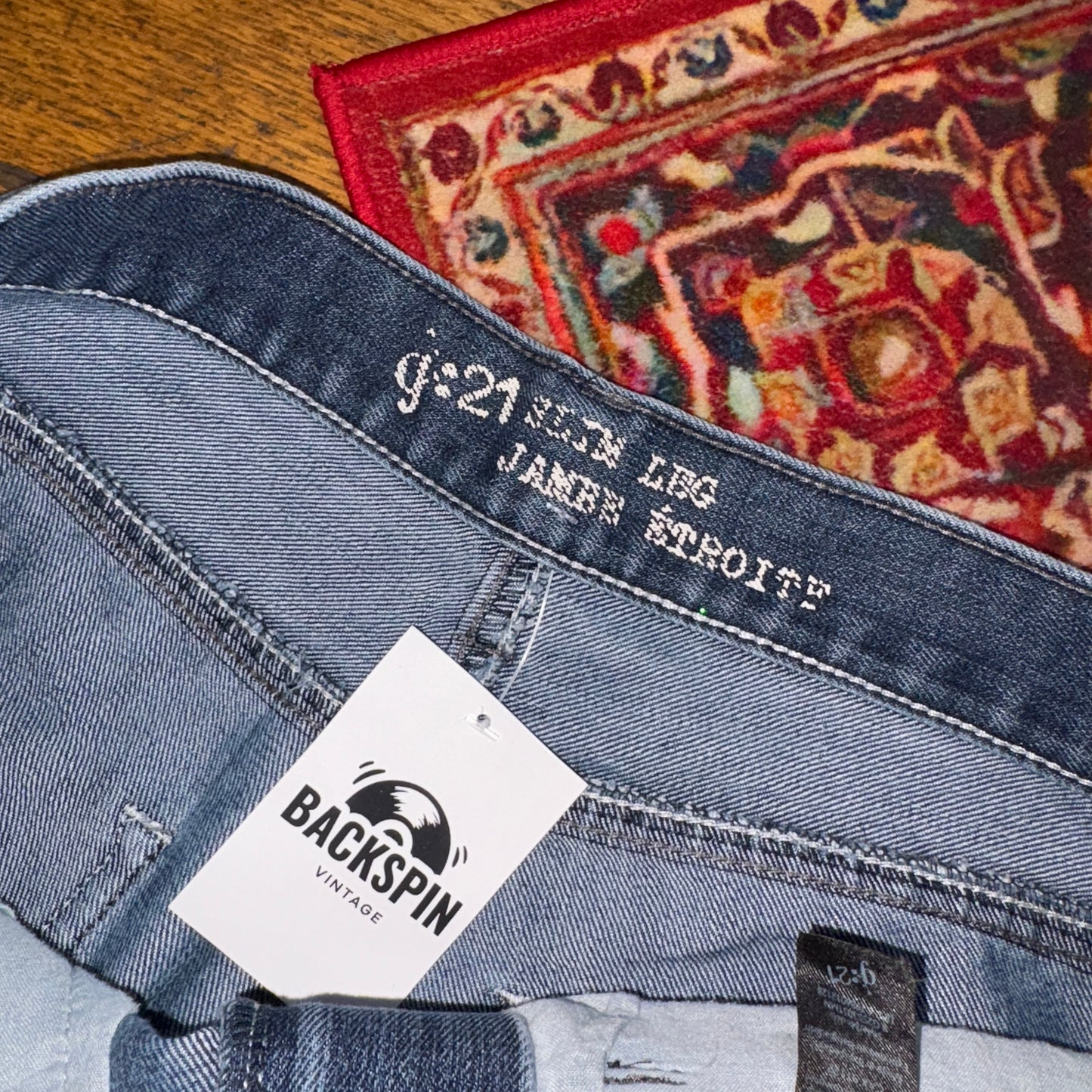 Vintage Blue Denim Shorts - 32