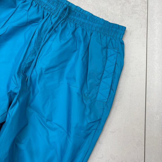 Vintage Adidas Blue Baggy Tracksuit Sweatpants Track Pants Bottoms - S