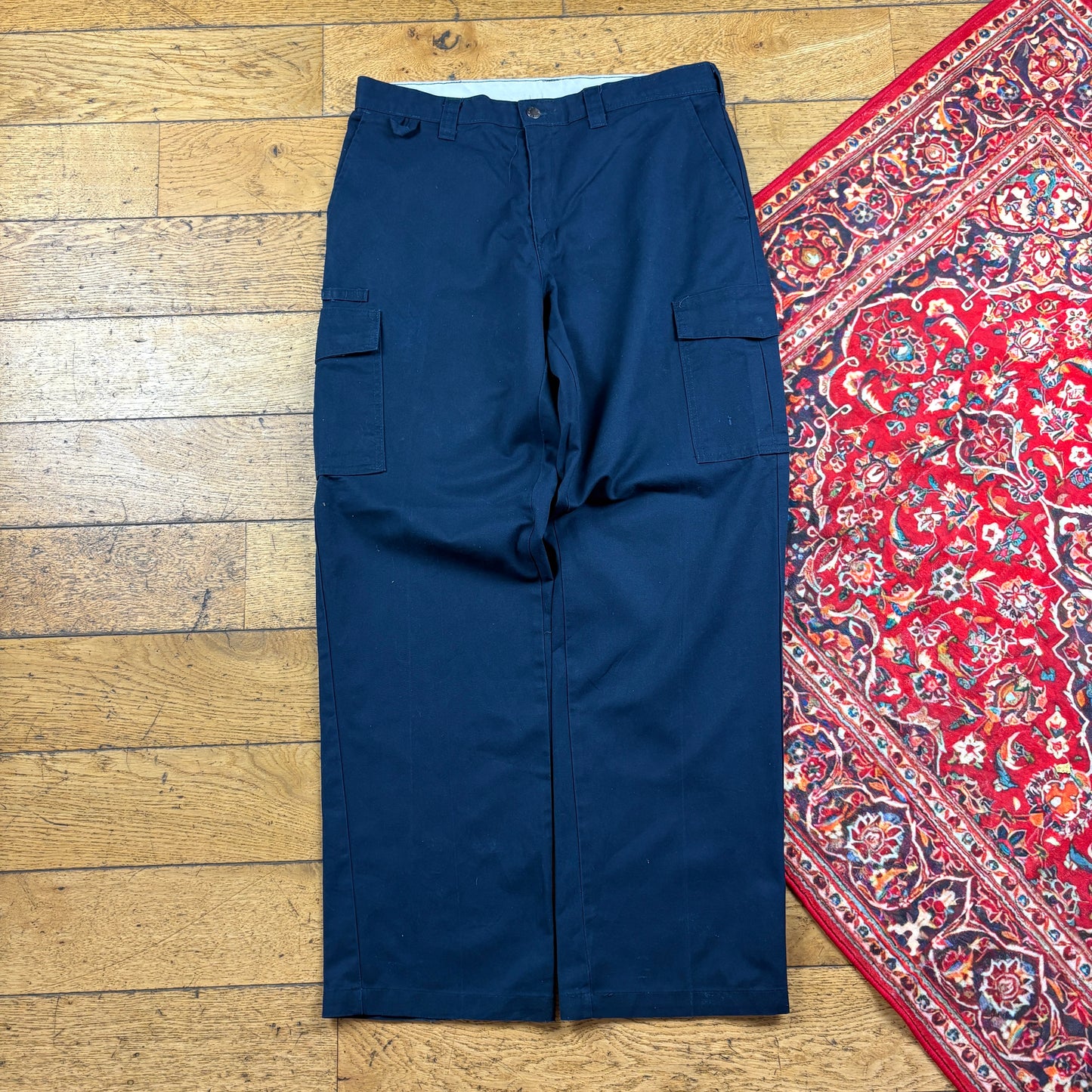 Vintage Dickies 874 Skate Navy Trousers - 34