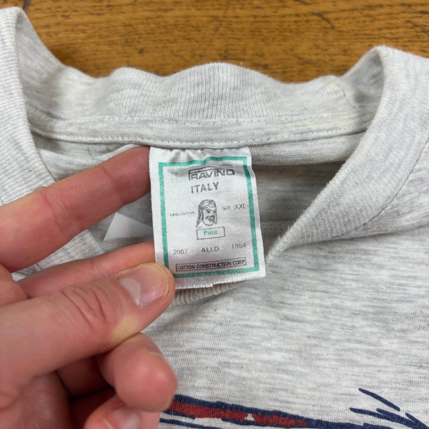 Vintage Grey Navajo Surf Graphic T-Shirt - M