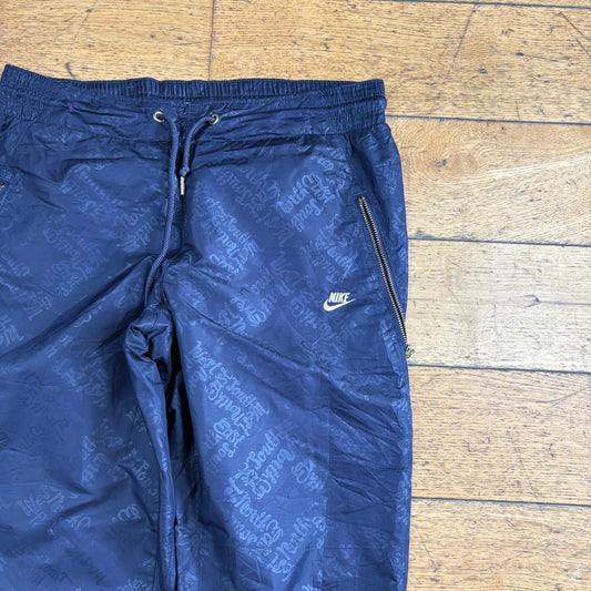 Vintage Nike Womens Purple Baggy Tracksuit Sweatpants Track Pants Bottoms - S