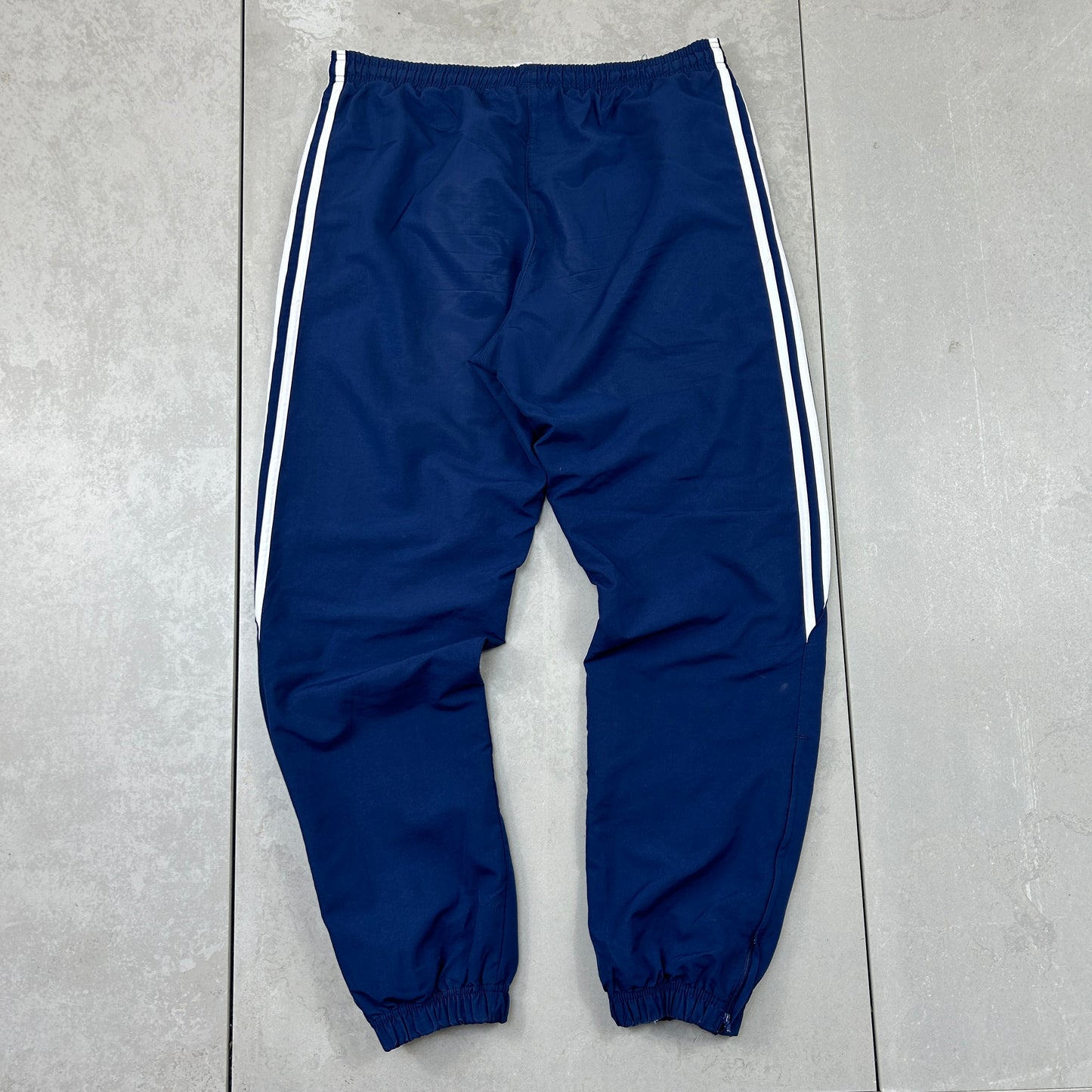 Vintage Adidas Navy Baggy Tracksuit Sweatpants Track Pants Bottoms - M
