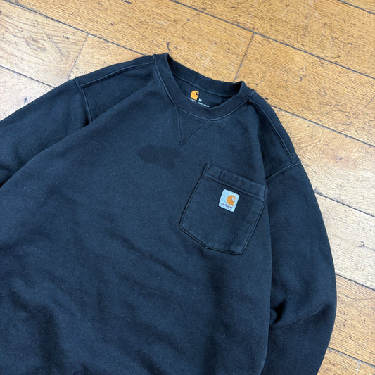 Vintage Carhartt Black Sweatshirt - M