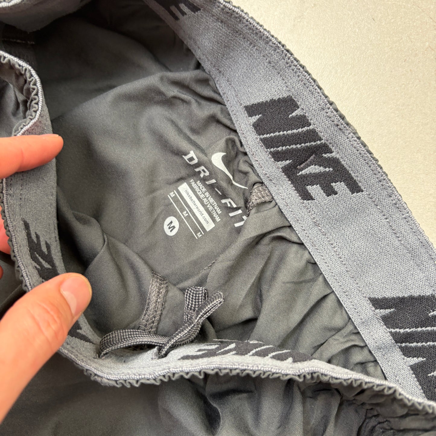 Vintage Nike Grey Baggy Tracksuit Sweatpants Track Pants Bottoms - XS