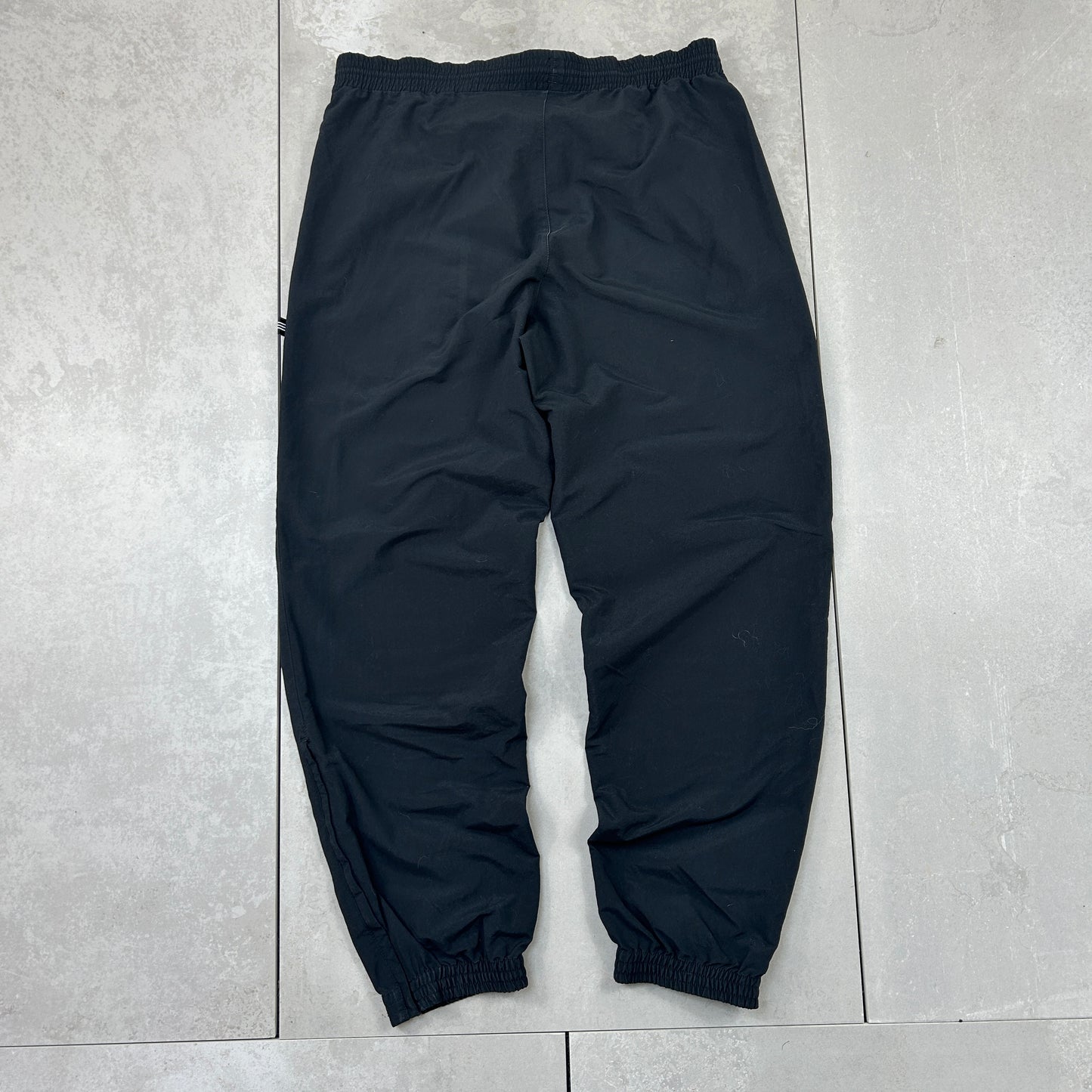 Vintage Adidas Black Baggy Tracksuit Sweatpants Track Pants Bottoms - L