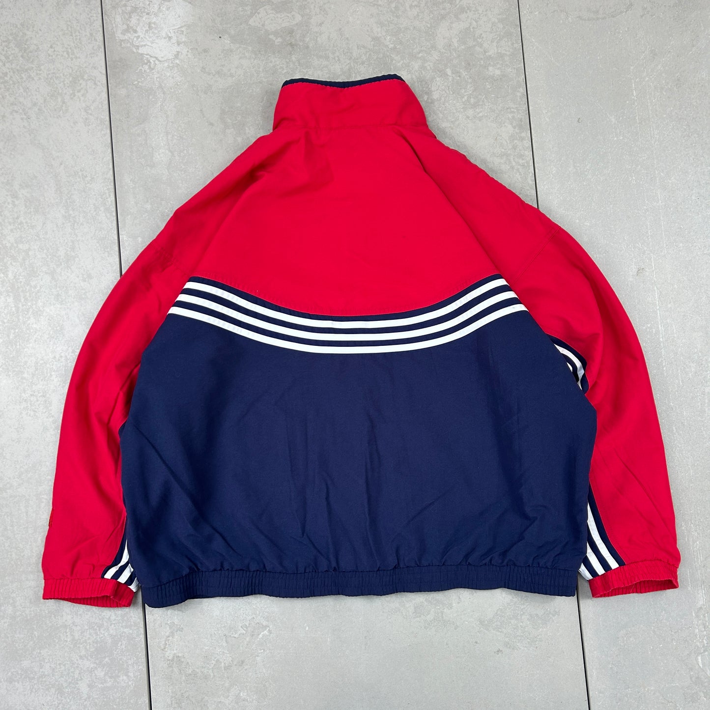 Vintage Adidas Red Tracksuit Track Shell Windbreaker Jacket - XL