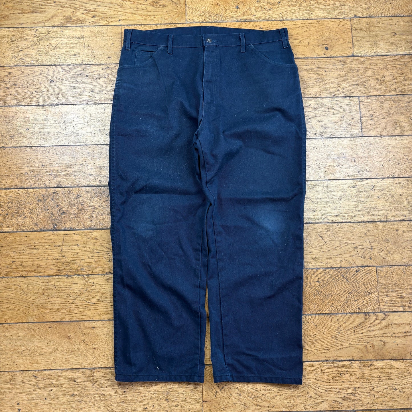 Vintage Dickies 874 Skate Navy Baggy Trousers - 40