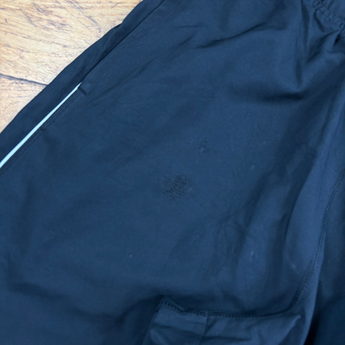 Vintage Nike Black Baggy Tracksuit Sweatpants Track Pants Bottoms - L
