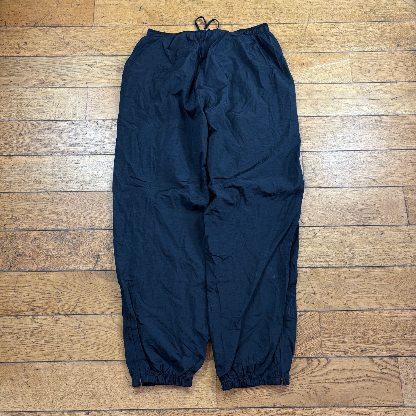 Vintage Adidas Black Baggy Tracksuit Sweatpants Track Pants Bottoms - XXL