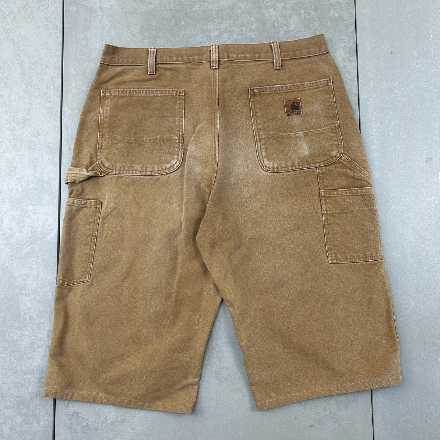 Vintage Carhartt Workwear Brown Baggy Carpenter Shorts - 36