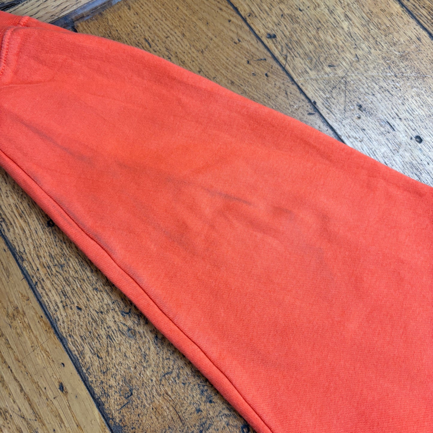 Vintage Nike Orange Hoodie Sweatshirt - XL
