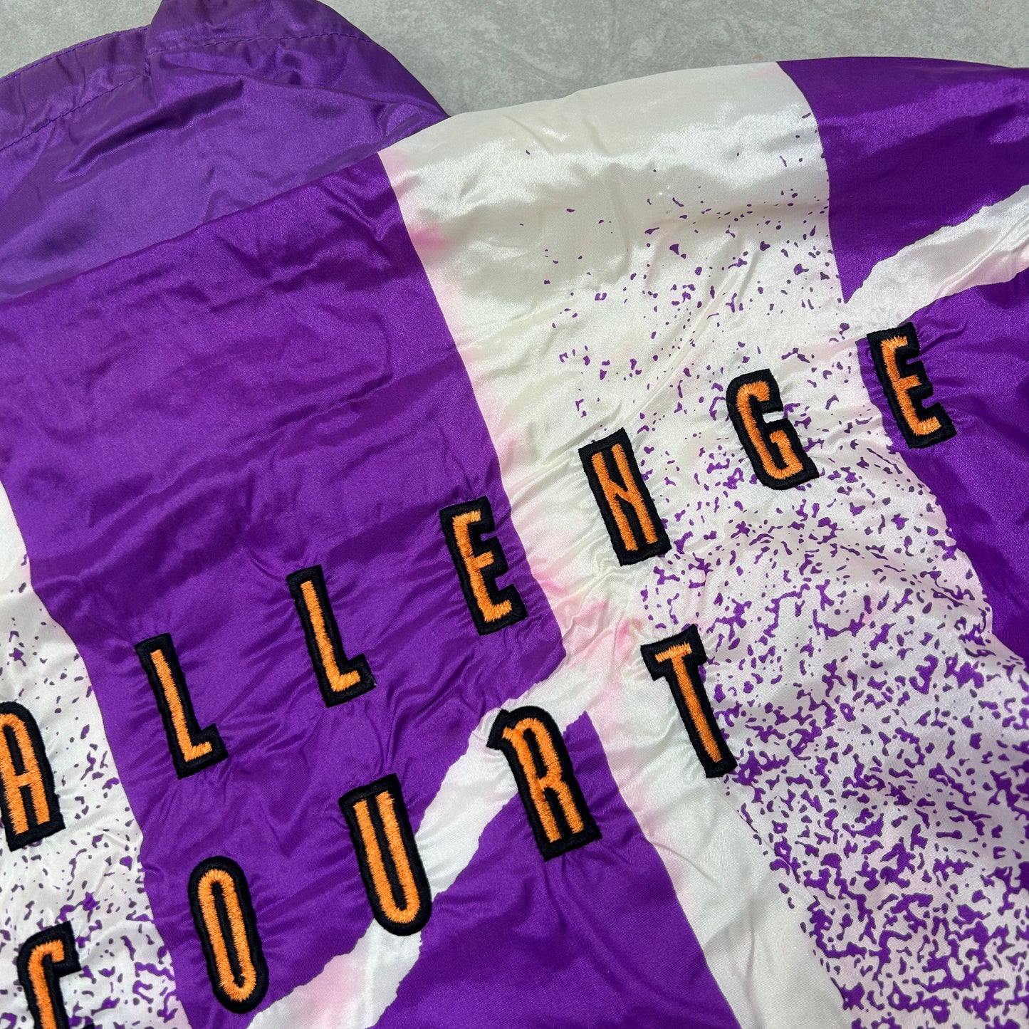 Vintage Nike Andre Aggasi Challenge Court Rare Purple Windbreaker Track Jacket