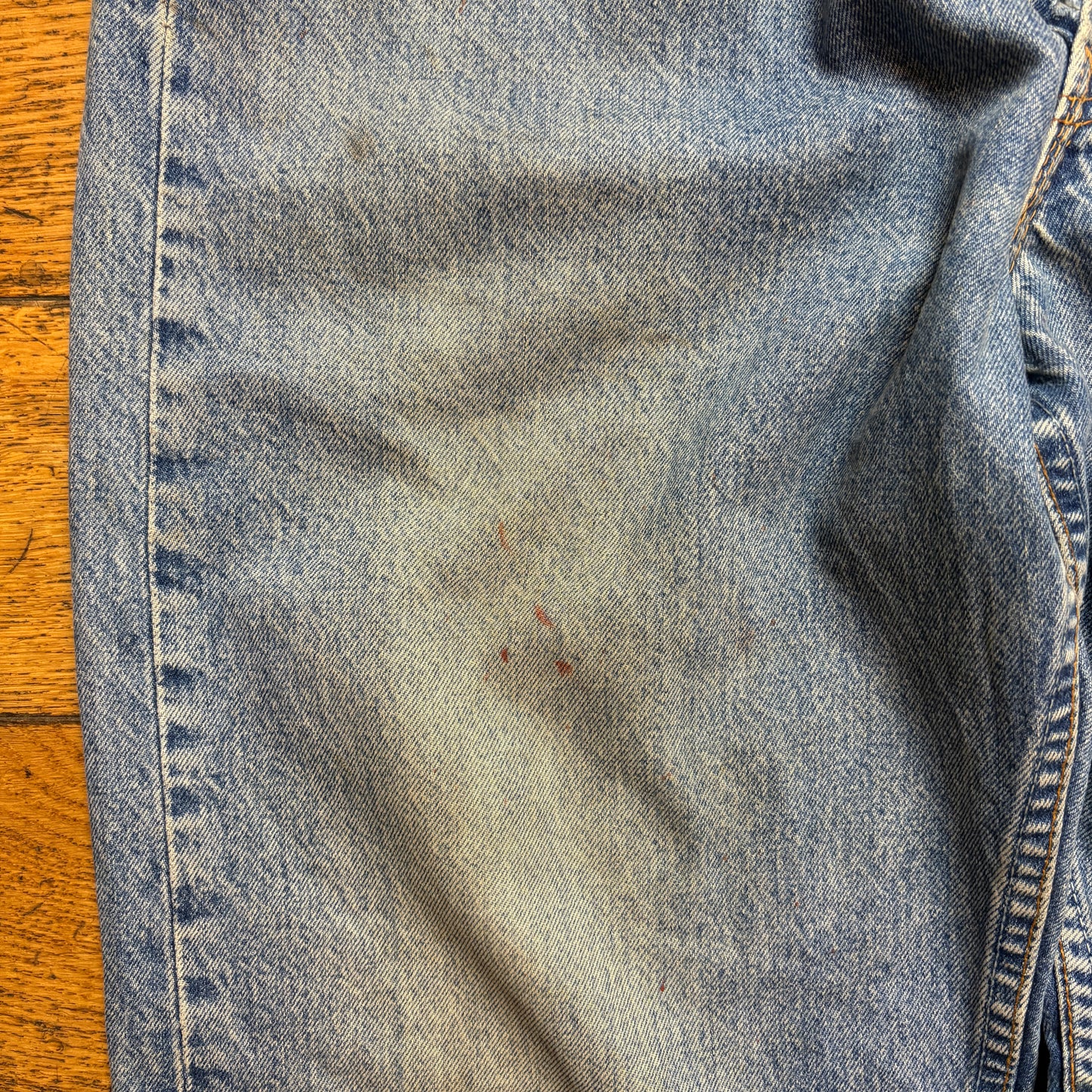 Vintage Levis 518 Straight Blue Denim Jeans - 36S
