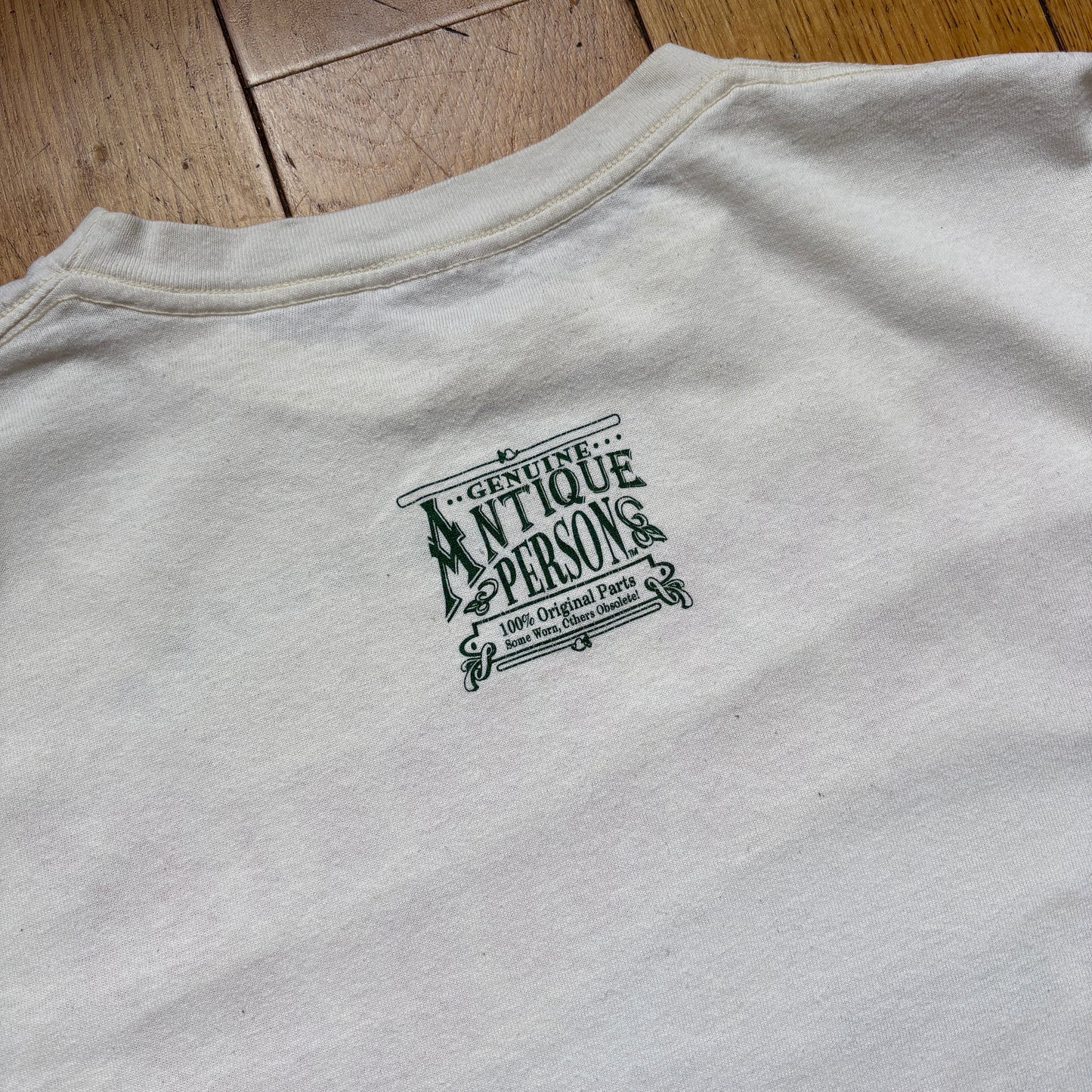 Vintage 1995 Farmer Plowin Single Stitch White Graphic T-Shirt - XL