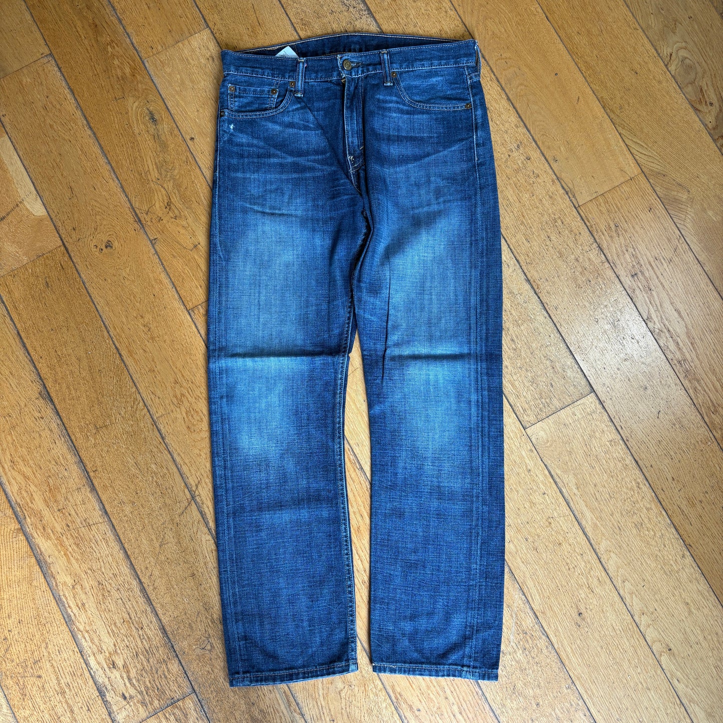 Vintage Levis 513 Straight Blue Denim Jeans - 32