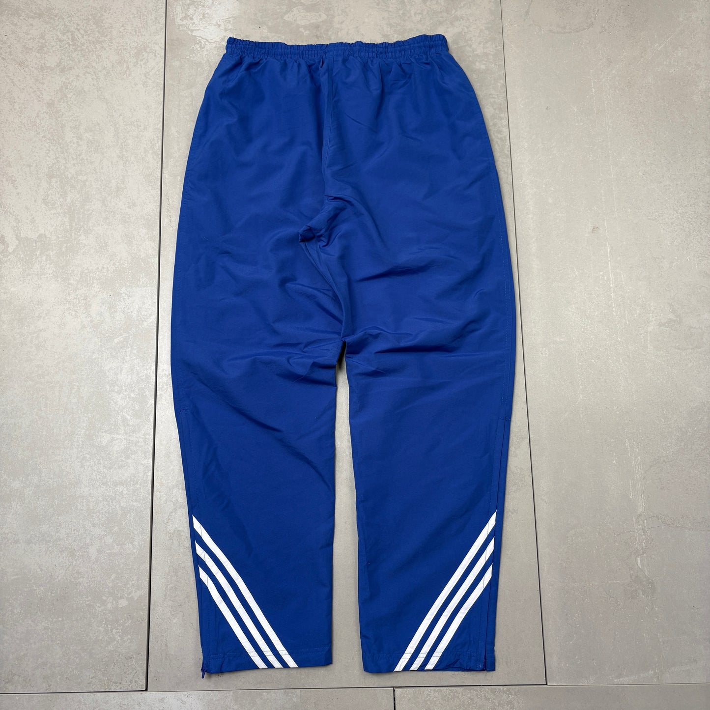 Vintage Adidas Blue Baggy Tracksuit Sweatpants Track Pants Bottoms - M