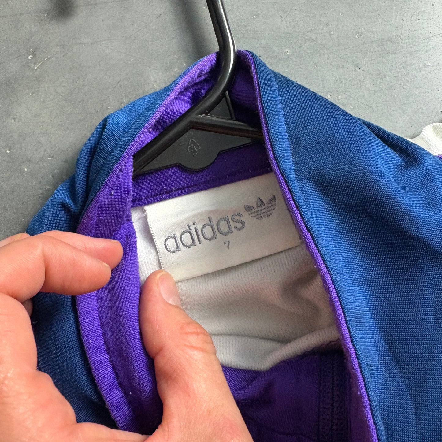 Vintage Adidas 90s Purple Tracksuit Track Jacket - XL