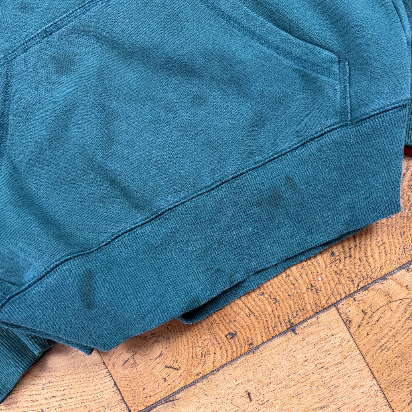 Vintage Nike Athletics Green Embroidered Hoodie Sweatshirt - S