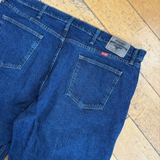 Vintage Wrangler Denim Carpenter Blue Baggy Shorts - 42