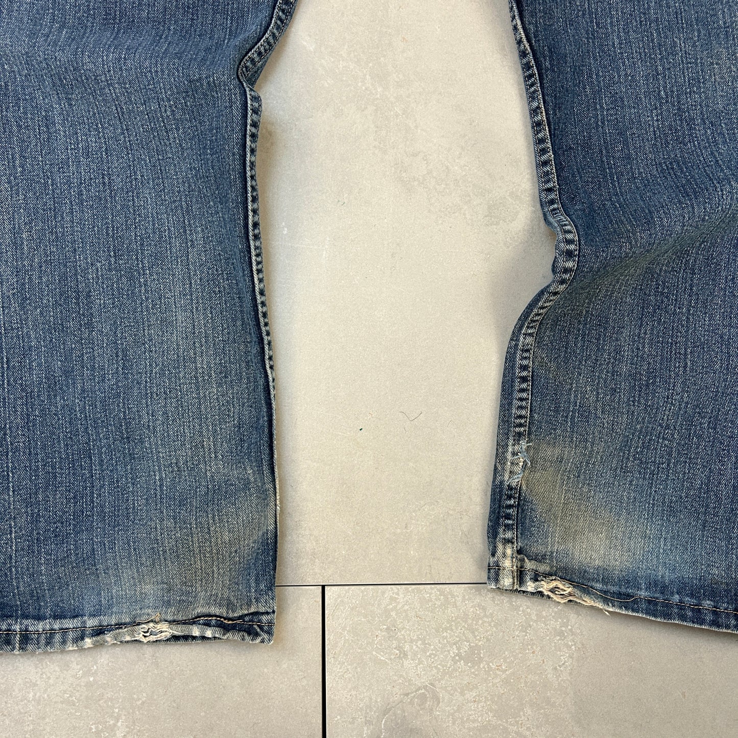 Vintage Wrangler Blue Straight Denim Workwear Jeans - 40