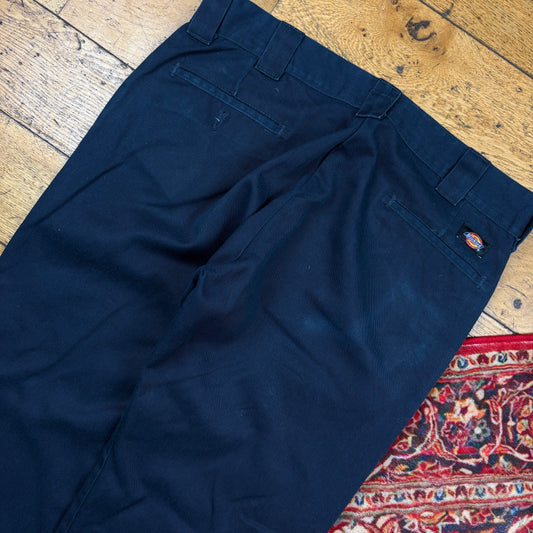 Vintage Dickies 874 Navy Skate Chino Trousers - 36
