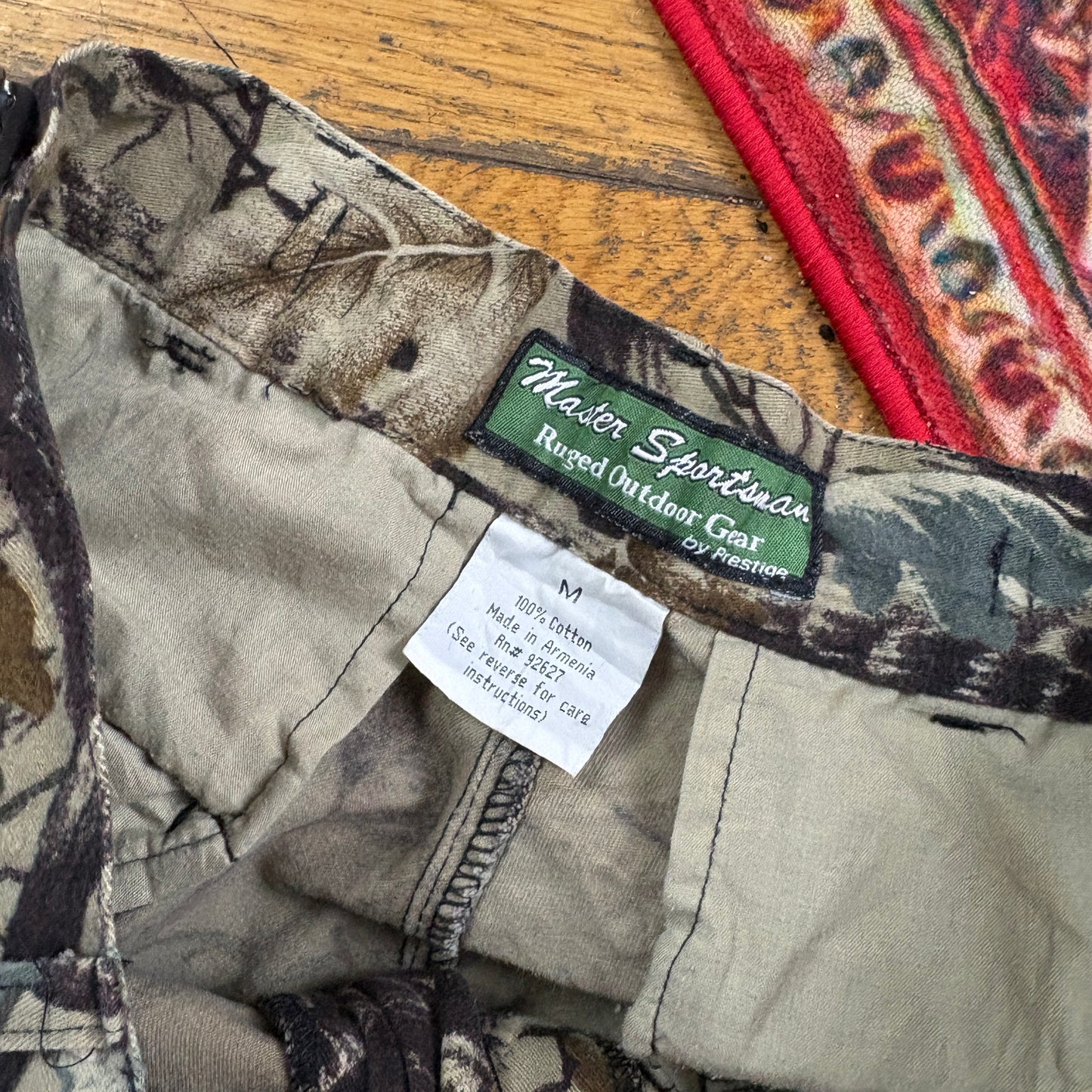 Vintage Real Tree Camo Green Hunting Workwear Trousers - 30