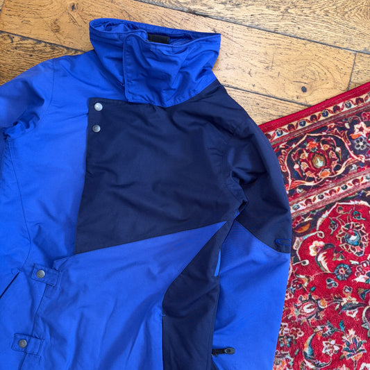 Vintage Oakley Womens Blue Embroidered Gorpcore Jacket Coat - XS