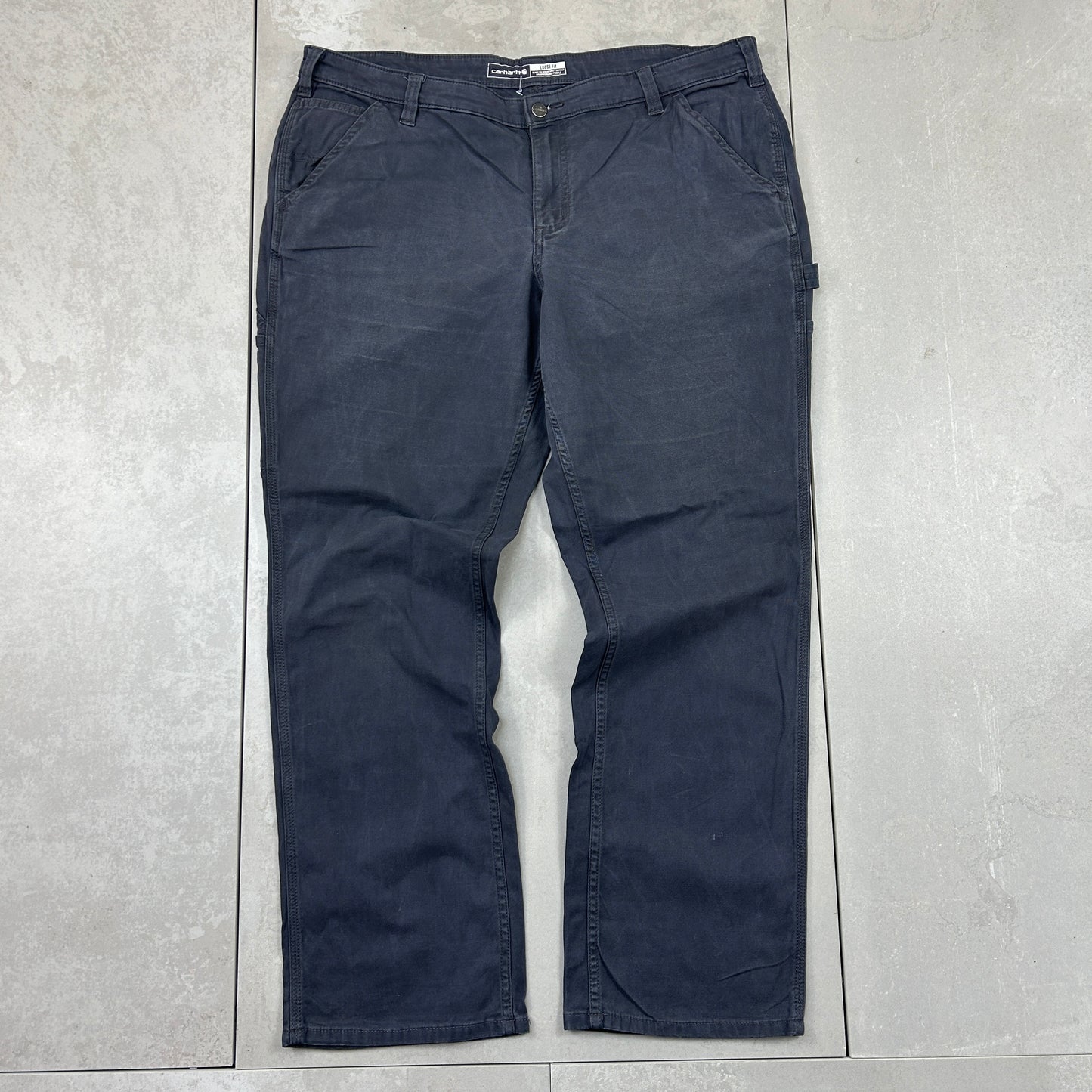 Vintage Carhartt Grey Workwear Carpenter Trousers - 40