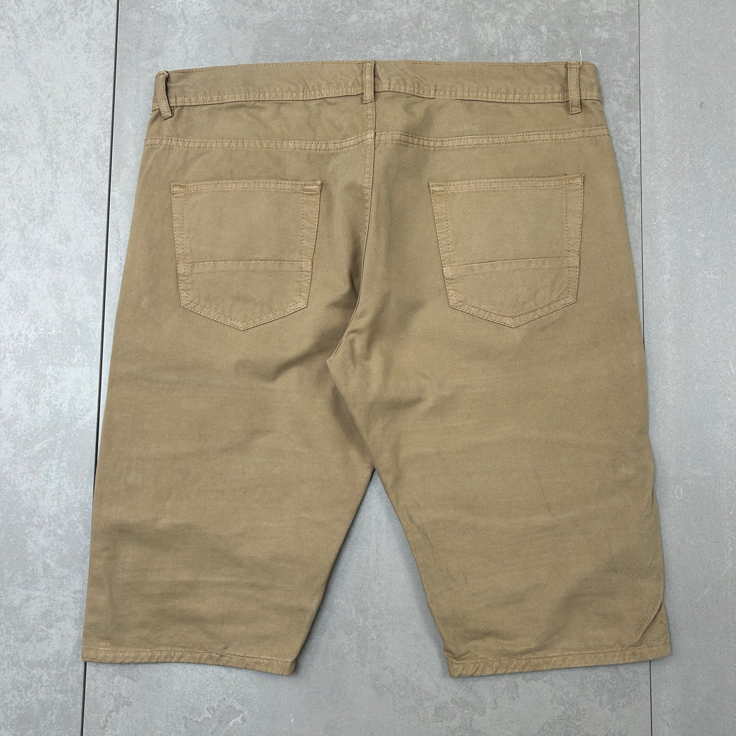 Vintage Moto Hip Hop Brown Shorts Jorts - 39