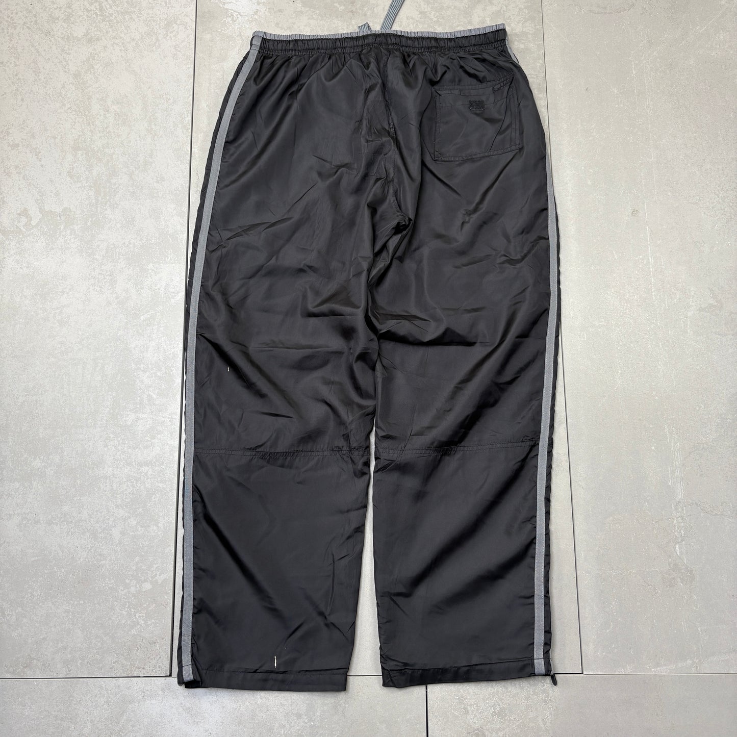 Vintage Starter Black Baggy Tracksuit Sweatpants Track Pants Bottoms - L