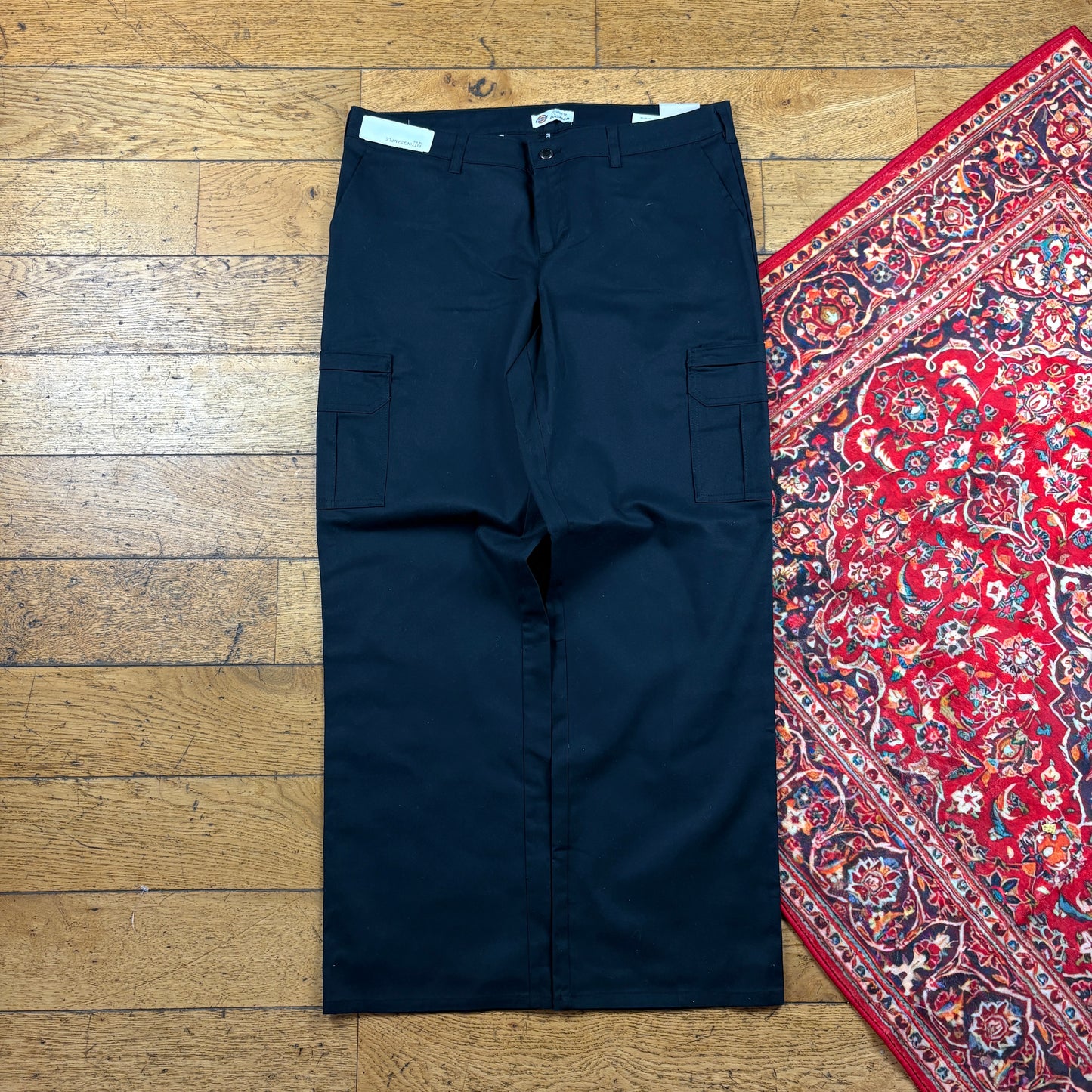 Vintage Dickies 874 Womens Black Skate Trousers - Size 18