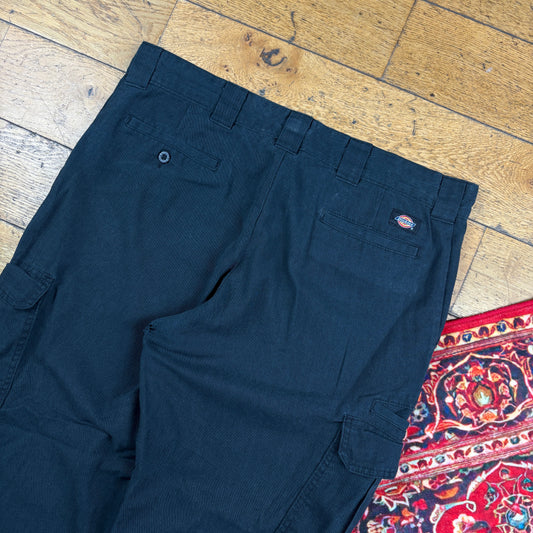 Vintage Dickies 874 Skate Black Trousers - 38