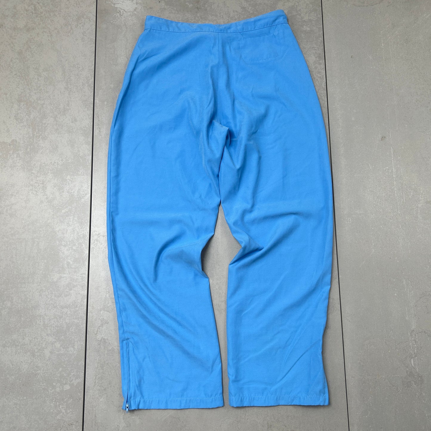 Vintage Nike Womens Blue Baggy Tracksuit Track Pants Bottoms - Size 10