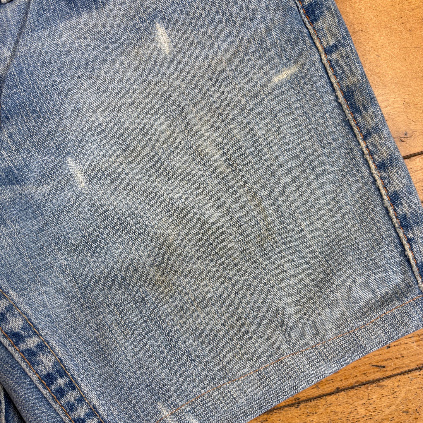 Vintage True Religion Blue Embroidered Y2K Shorts Jorts - 32