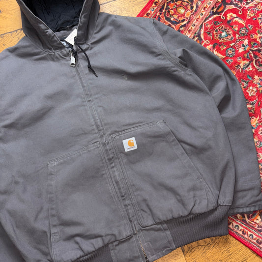 Vintage Carhartt Grey Active Workwear Jacket - M