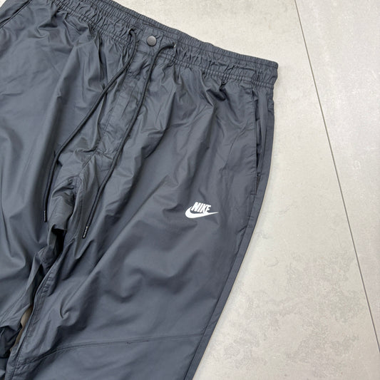 Vintage Nike Black Baggy Tracksuit Sweatpants Track Pants Bottoms - XL