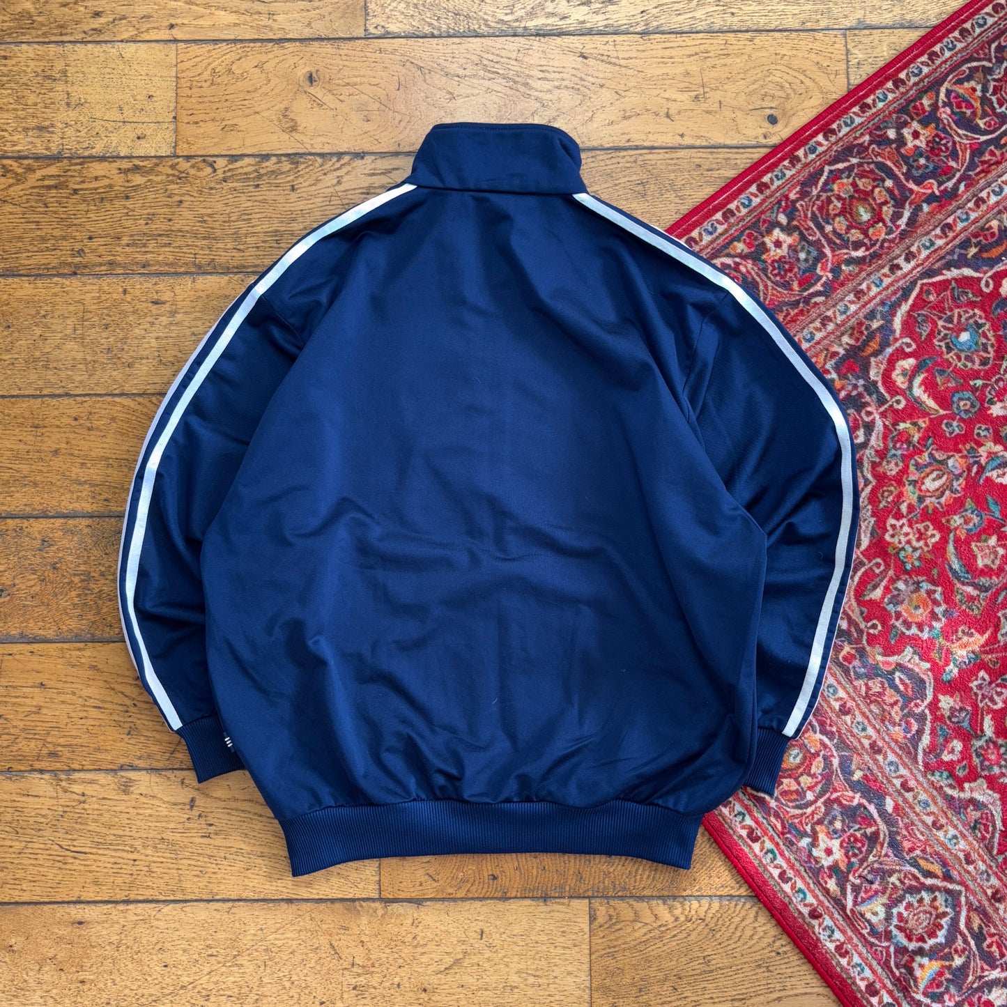 Vintage 90s Adidas Navy Tracksuit Track Jacket - M