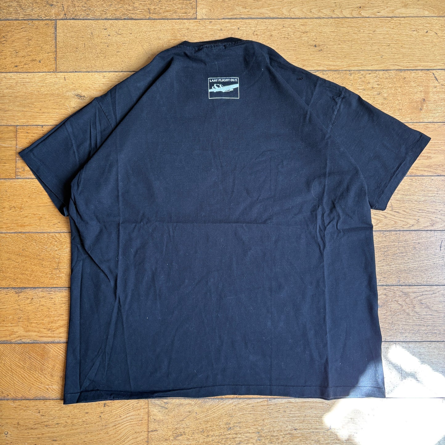 Vintage 90s Motorbike Black Single Stitch Graphic T-Shirt - 3XL