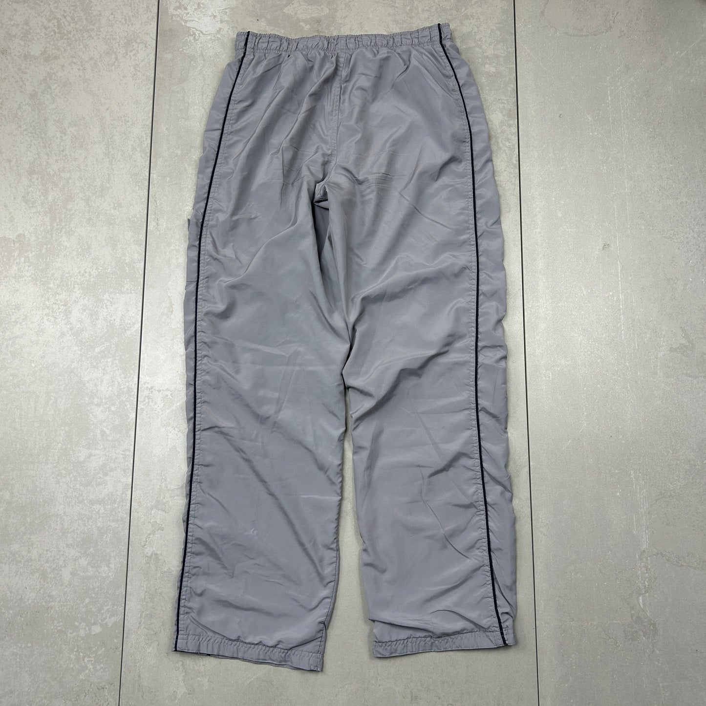 Vintage Puma Grey Baggy Tracksuit Sweatpants Track Pants Bottoms - S